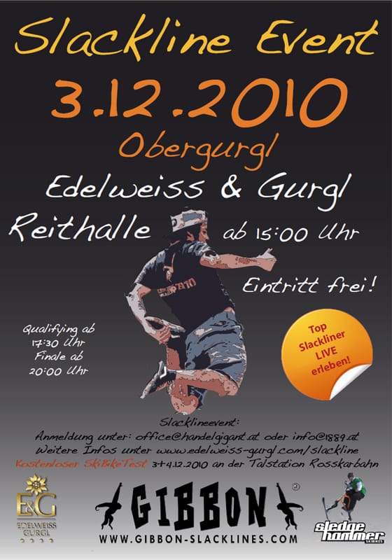 Slacklinecontest Obergurgl 2010