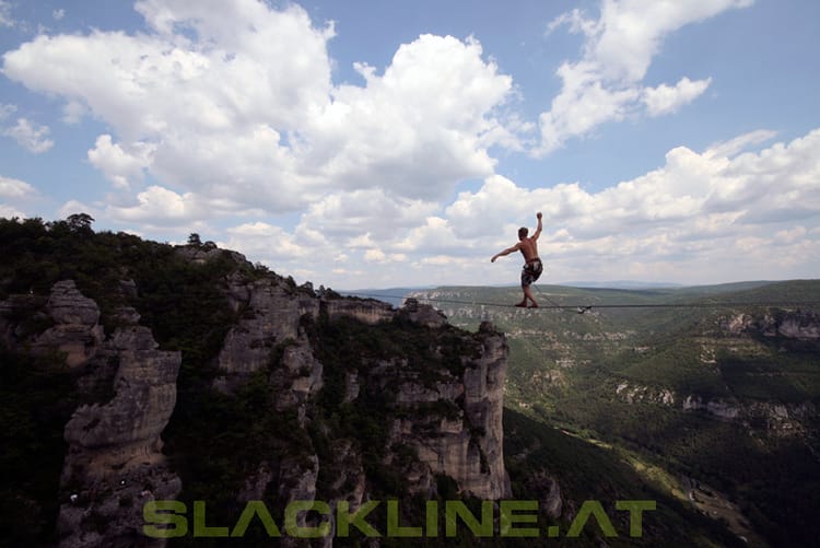 Highline Weltrekord Millau 2010