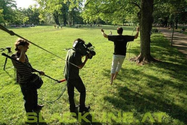 Grazer Slackliner im ORF