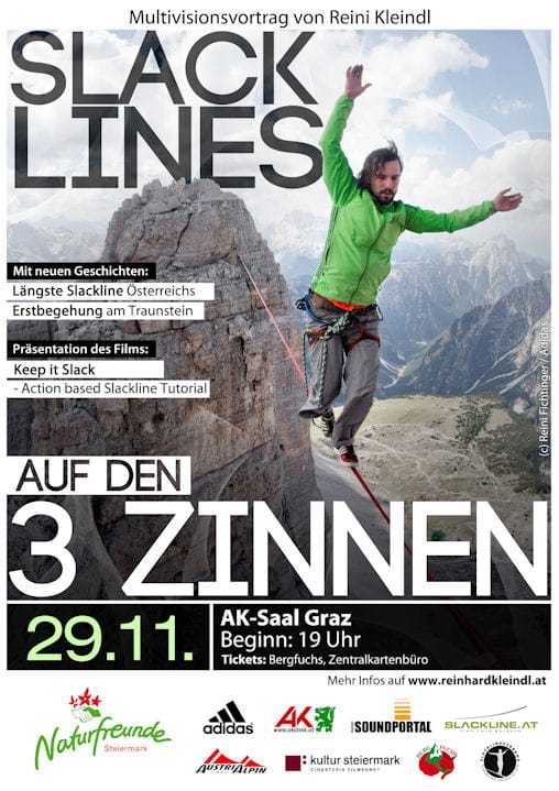 Vortrag Drei Zinnen Highlines