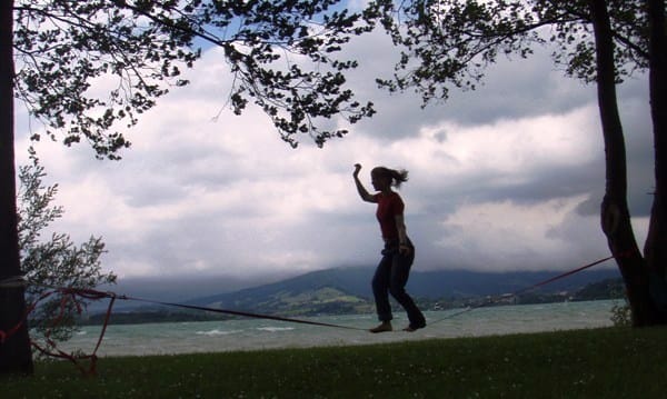 Starkwindslacken am Mondsee